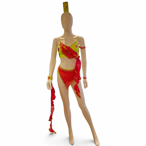 Women red flourescent - red, &