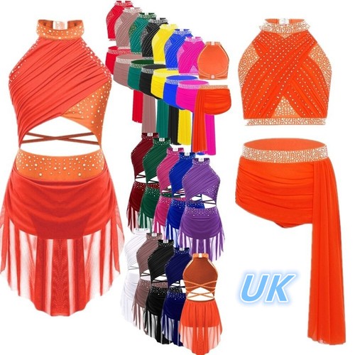 Girls lyrical dance costume - uk,