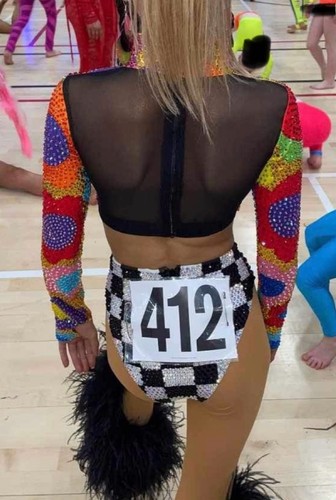Disco freestyle dance costumes - dance,